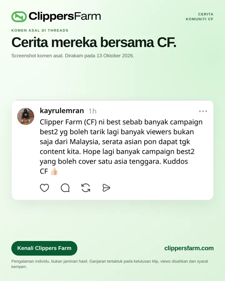 Threads comment from kayrulemran